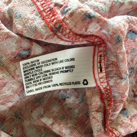 Boho Floral Dress with tassel tie Waist Size XS - Picture 12 of 12